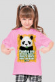 Koszulka dla dziewczynki - Panda. Pada