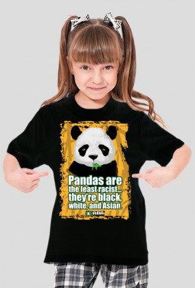 Koszulka dla dziewczynki - Panda. Pada