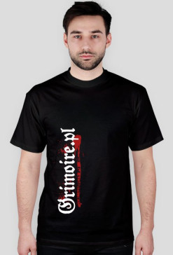 T-Shirt Czarny Krwawy Grimoire
