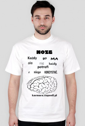 Koszulka Męska- Mózg