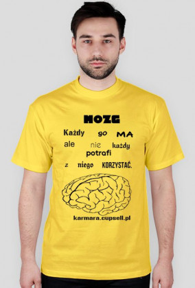 Koszulka Męska- Mózg