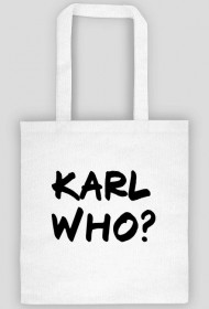Torba bawełniana na ramię kultowe KARL WHO?