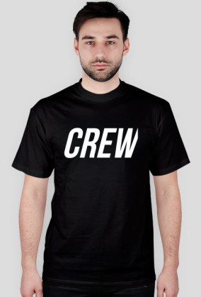 CREW T-shirt czarna