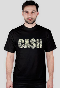 CA$H T-shirt czarna