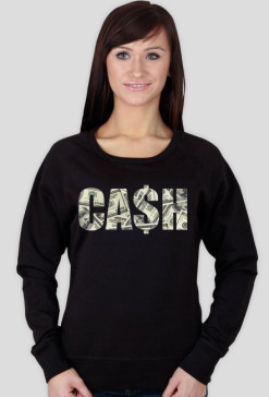 CA$H Bluza czarna DAM