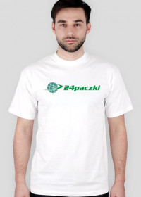 Koszulka męska 24paczki średnie logo zielone