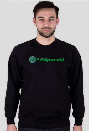 Bluza męska 24paczki średnie logo zielone