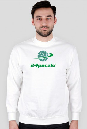 Bluza męska 24paczki duże logo zielone