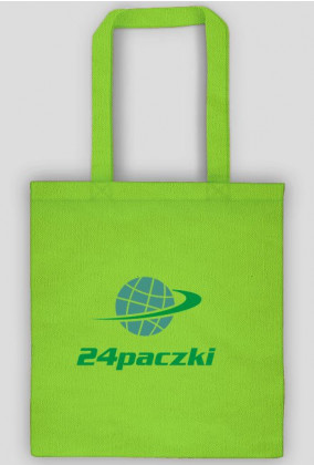 Torba na zakupy 24paczki duże logo zielone