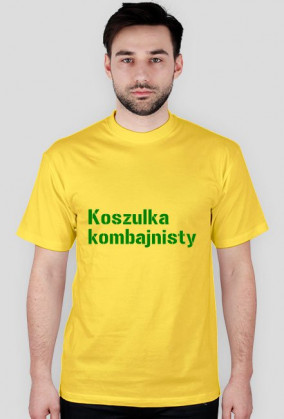 Koszulka dla mężczyzn "koszulka kombajnisty