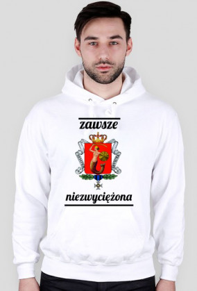 Bluza z kapturem - Warszawa, zawsze niezwyciężona
