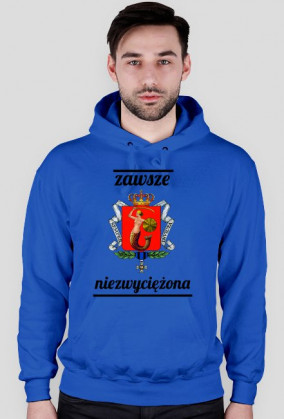 Bluza z kapturem - Warszawa, zawsze niezwyciężona