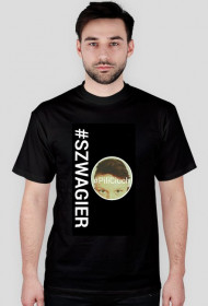 szwagier czarny t shirt