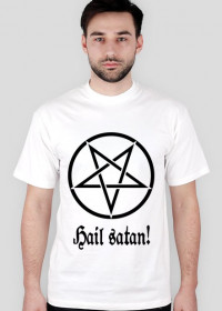 Hail Satan, black metal, pentagram T-shirt/koszulka