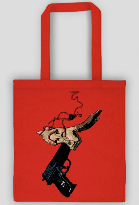 Torba skull gun pistolet czaszka