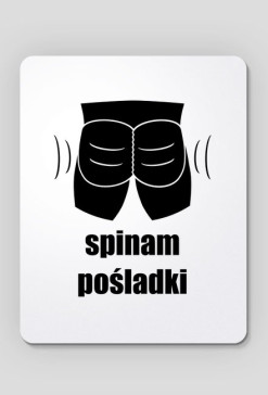 Podkładka pod mysz Spinam Pośladki - wersja umięśniona