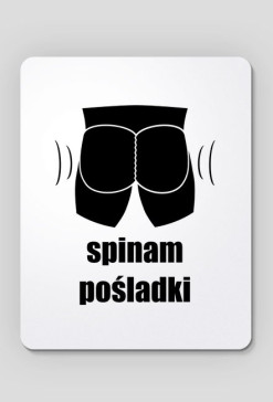 Podkładka pod mysz Spinam Pośladki - wersja normalna