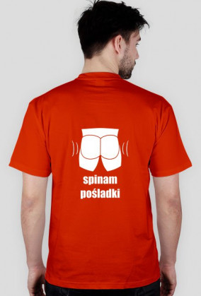 Koszulka "Spinajcie pośladki! Wisi mi to!" - biały wzór 2