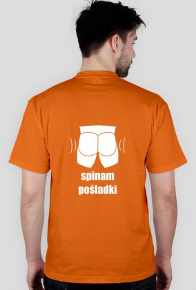 Koszulka "Spinajcie pośladki! Wisi mi to!" - biały wzór 2