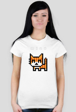 8-bit cat T-shirt