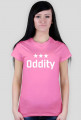 Koszulka damska "Oddity" - biały nadruk