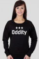 Bluza bez kaptura "Oddity" - biały nadruk