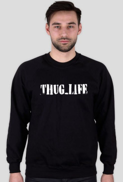 THUG_LIFE BLUZA MĘSKA BEZ KAPTURA