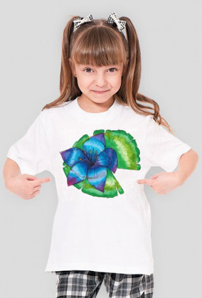 fioletowa lilia bluzka