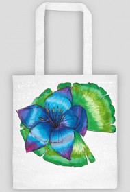 fioletowa lilia torba