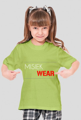 KOSZULKA junior dziewczyna - Logotyp MISIEK WEAR