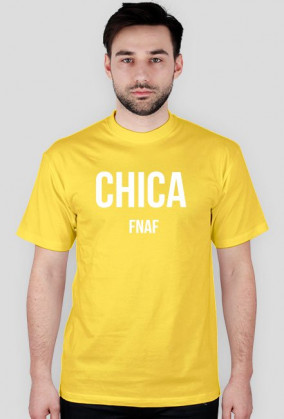 Koszulka żółta męska Chica FNAF