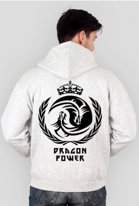 Rozpinana bluza z kapturem "Dragon Power" 2 Kolory