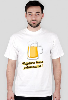 Najpierw masa potem rzeźba - niebieski