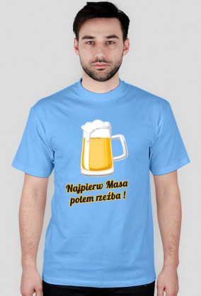 Najpierw masa potem rzeźba - czarny