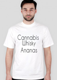 T-Shirt  Cannabis Whisky Ananas