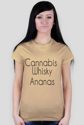 T-Shirt  Cannabis Whisky Ananas