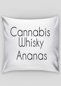 Poszewka Na Poduszkę Cannabis Whisky Ananas