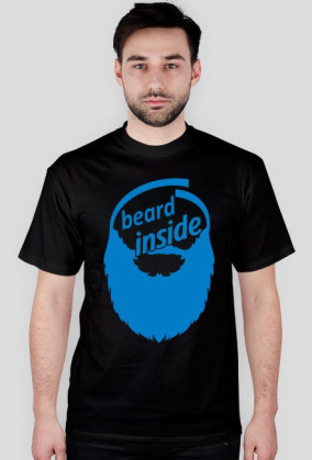 Koszulka - BEARD INSIDE - czarna