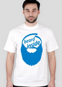 Koszulka - BEARD INSIDE - Biała