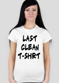 T-shirt damski S |Last clean t-shirt|