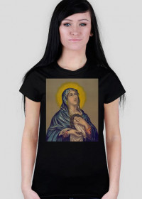 Koszulka z Matką Boską damska