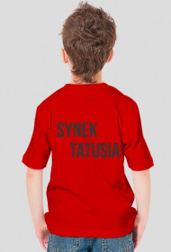 bluzka z napisem synek mamusi i synek tatusia