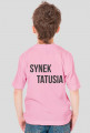 bluzka z napisem synek mamusi i synek tatusia