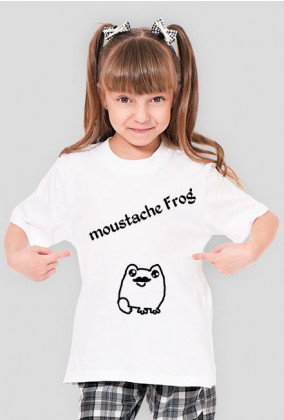 Moustache Frog Dziewczęcy Dziecięcy