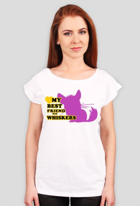 My Best Friend Has Whiskers - Koszulka