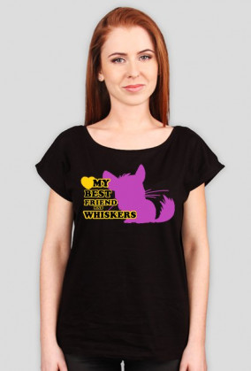 My Best Friend Has Whiskers - Koszulka