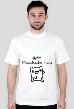 Moustache Frog Happy Męski