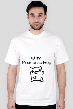 Moustache Frog Happy Męski