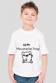 Happy Moustache Frog Dziecięca Chłopięca