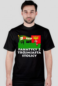 Koszulka Fanatycy z Trójmiasta stolicy (czarna)